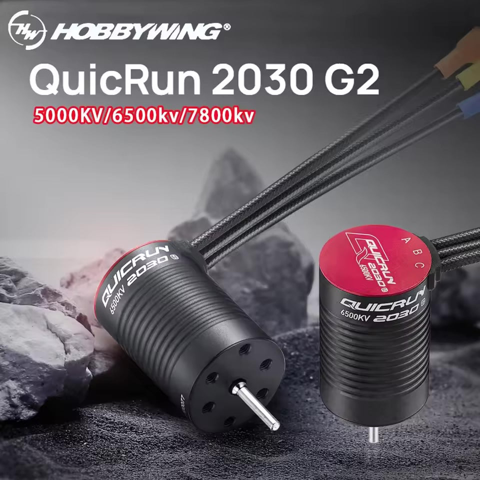 Hobbywing Quicrun 2030SL G2 Brushless Sensorless Motor (5000KV/6500KV/7800KV) for 1/18 RC