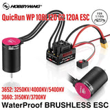 Hobbywing Quicrun WP 10BL120 G2 ESC + 3652/3660 Brushless Sensorless Motor Combo