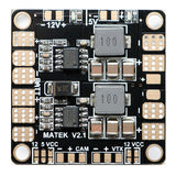 Matek Mini Power Hub w/ 5V/12V BEC Power Distribution Board PDB for FPV - RC Papa