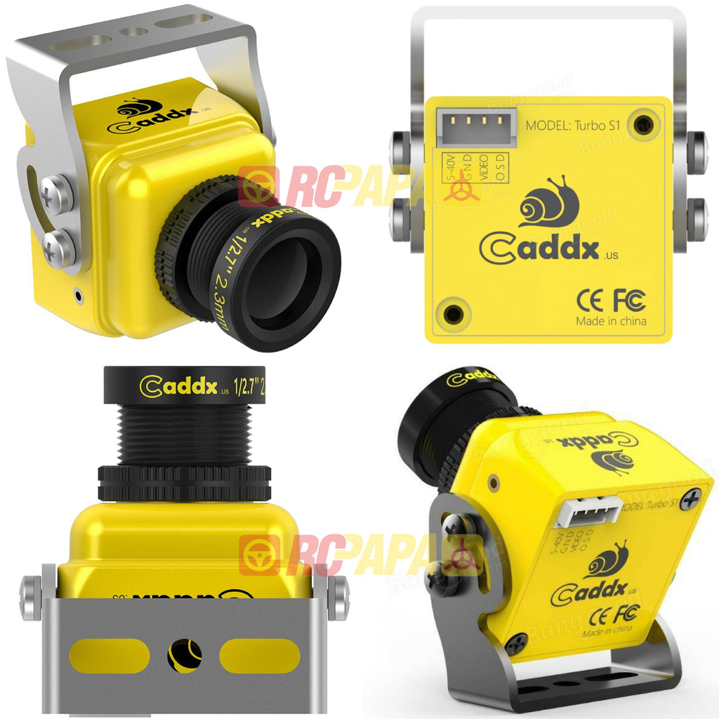 Caddx Turbo S1 1/3 CCD 600TVL FPV Camera - RC Papa