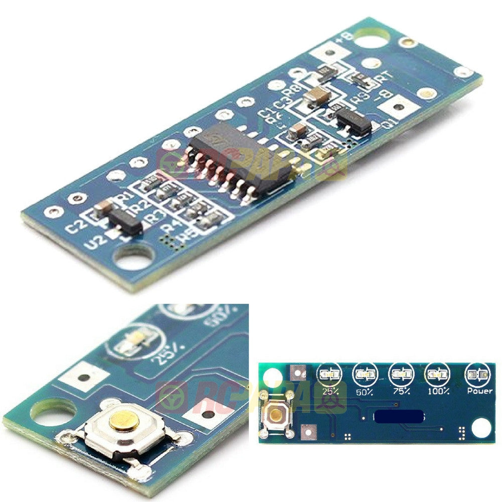 WH-DL1-7S State-of-Charge SOC Indicator for Single Cell Li-Po Batteries DIY - RC Papa