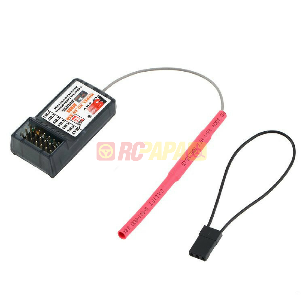 FlySky FS-R6B 2.4Ghz 6CH AFHDS Receiver Rx for FS i6 i10 T6 CT6B TH9x - RC Papa