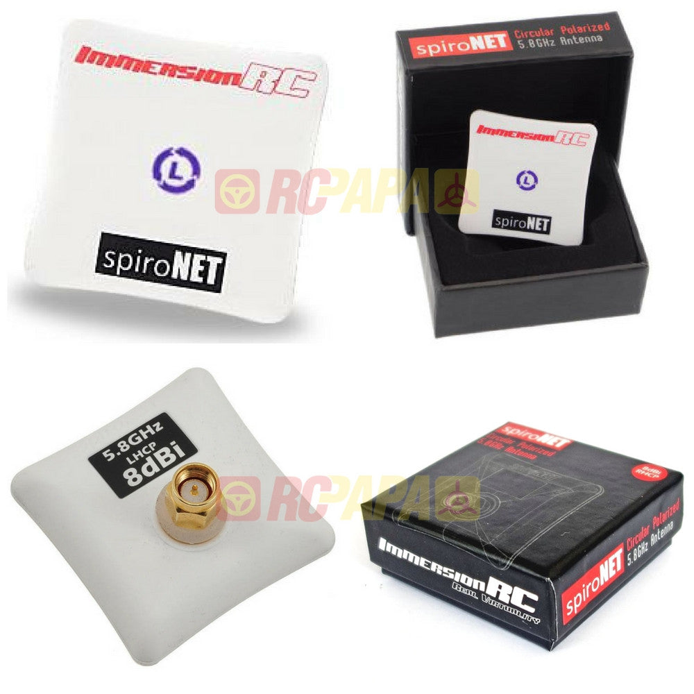 ImmersionRC SpiroNet 5.8GHz 8dBi Mini Patch Antenna LHCP - RC Papa