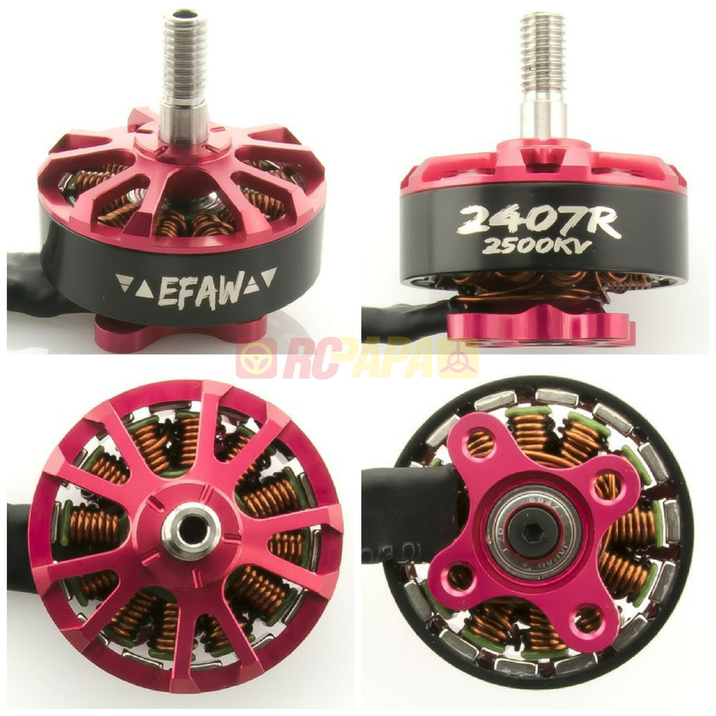 EFAW 2407R 2500kv FPV Quad Motor - RC Papa