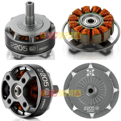 Hobbywing XRotor 2205 G2 Titanium 2600KV Motor for FPV Drone Racing - RC Papa