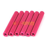 M3x35mm Round Aluminium Knurled Standoffs Spacer v2 Pink (6pc) - RC Papa