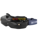 Skyzone SKY02X 5.8G 48CH Diversity FPV Goggle Support Head Tracker with DVR Front Camera - RC Papa