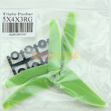 HQ 5" 5x4x3 Tri-Blade Glass Fiber Propellers - RC Papa