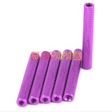 M3x35mm Round Aluminium Knurled Standoffs Spacer v2 Purple (6pc) - RC Papa