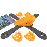 ShenDrones Mako 5" 225mm X Quad Carbon Fiber Frame & Canopy (Orange) - RC Papa