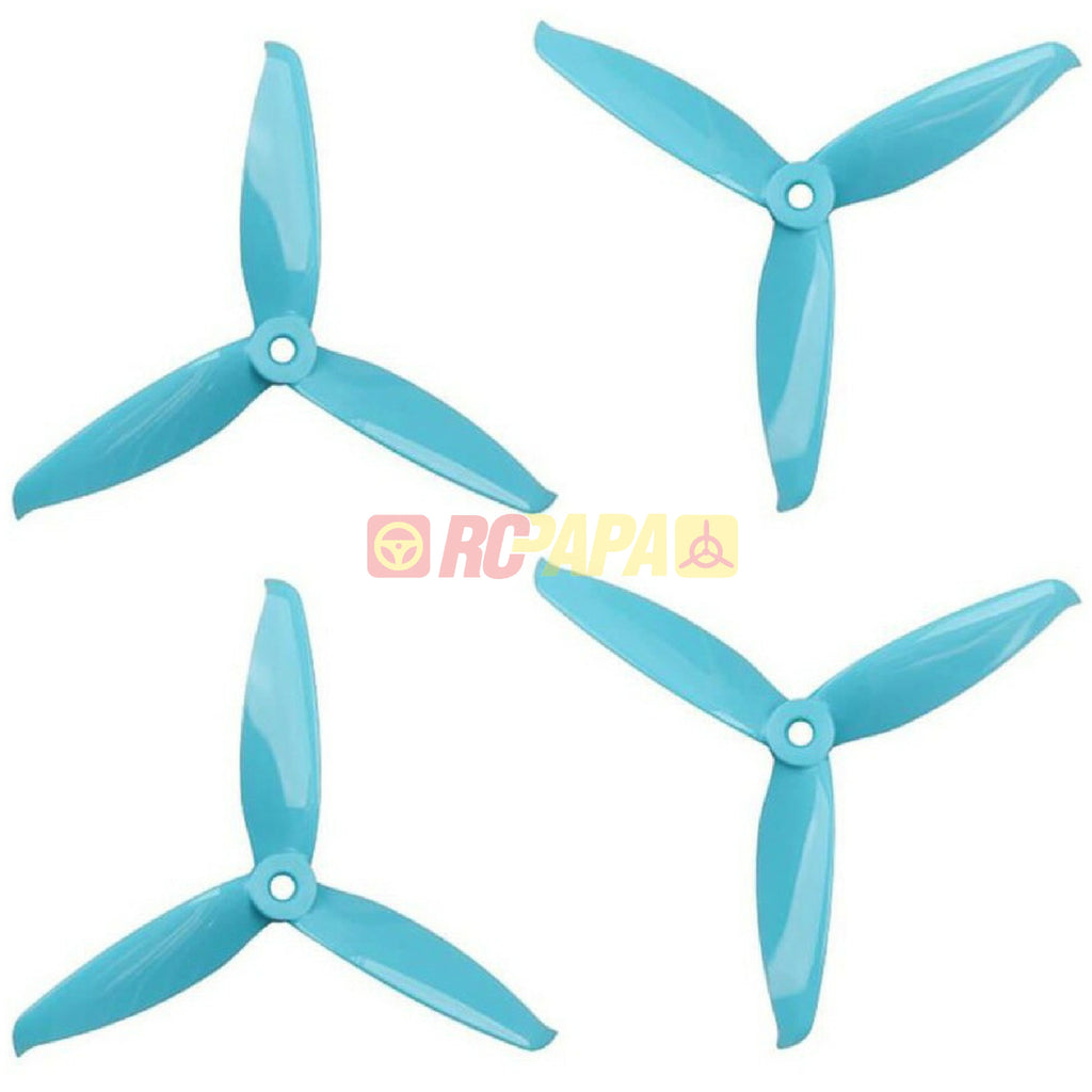 Gemfan 5152 Flash Series Tri-Blade Propellers (4pc Set) - RC Papa