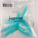 HQ Prop DP 5x4.5x3 v3 Tri-Blade Propellers (Light Blue) - RC Papa