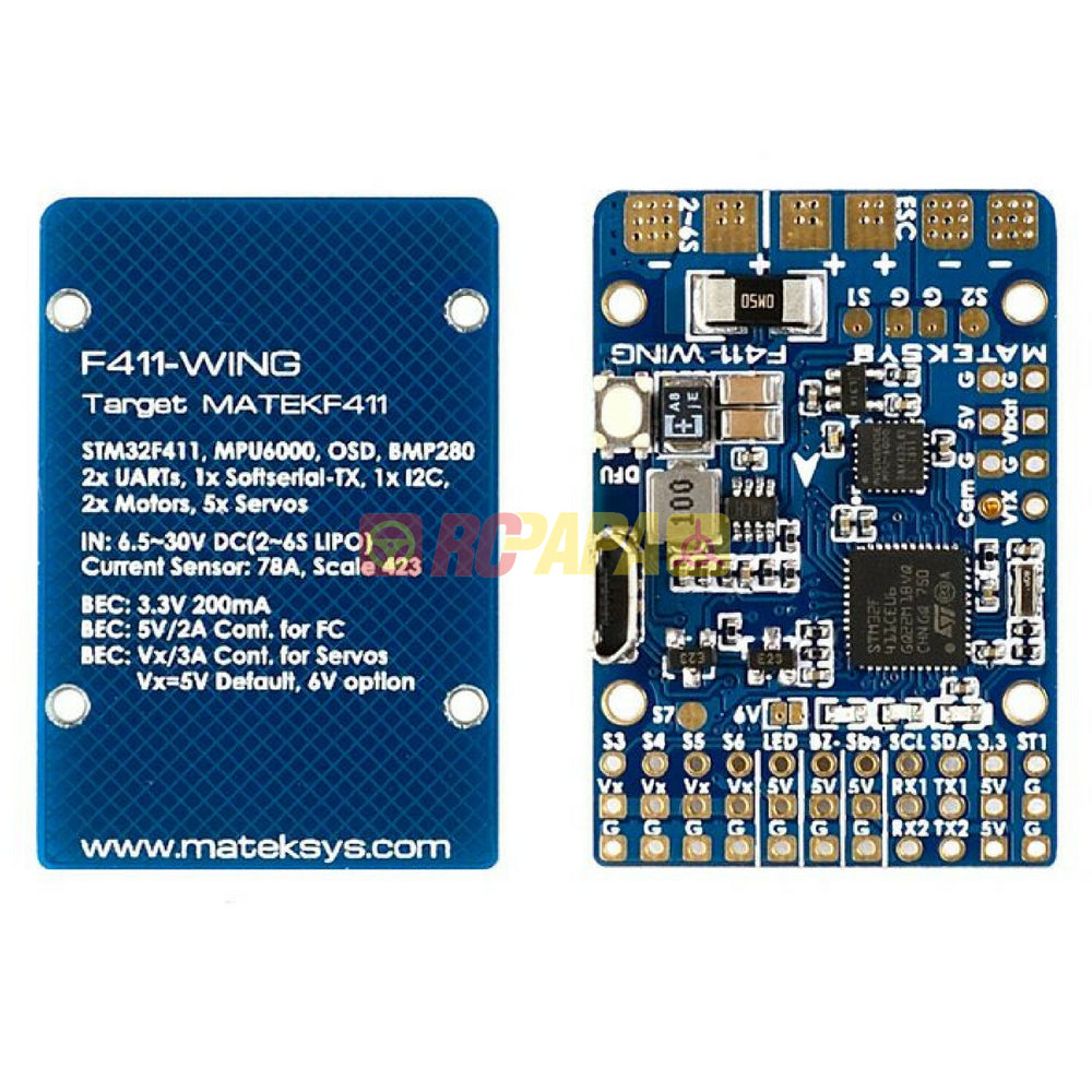 Matek Flight Controller F411-WING - RC Papa