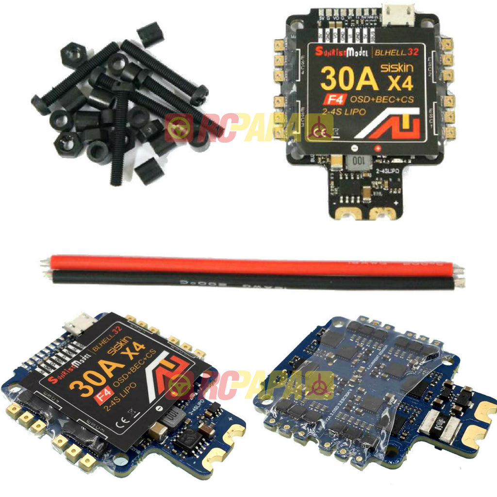 Sunrise Siskin BLHeli_32 30A 4in1 ESC & F4 FC AIO - RC Papa