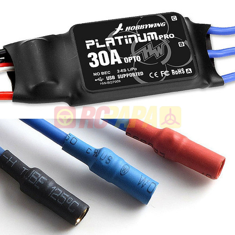 Hobbywing Platinum 30A OPTO Pro Speed Controller ESC - RC Papa