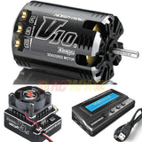 Hobbywing XERUN V10 Motor V3.1 120A ESC Sensored Brushless Combo for 1/10 RC - RC Papa