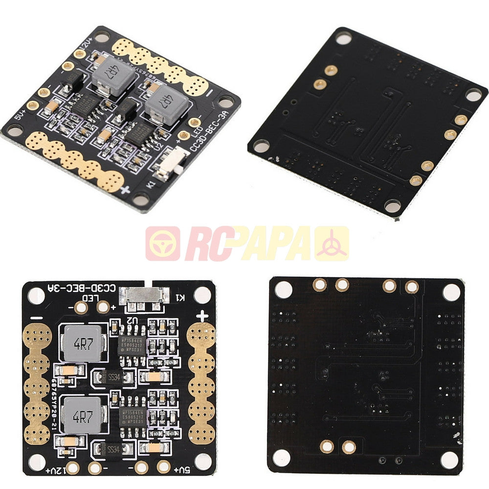 5V/12V PDB Power Distribution Board BEC for QAV250 CC3D - RC Papa