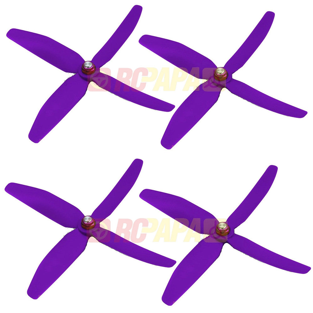 HQ 5" 5x4x4 Quad-Blade Glass Fiber Propellers - RC Papa