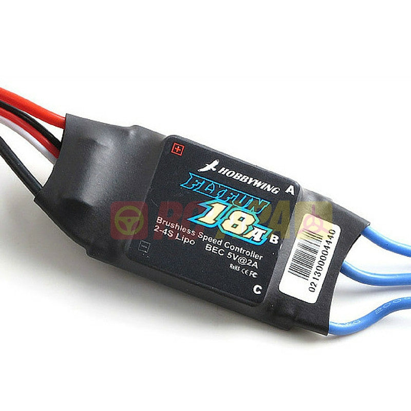 Hobbywing FlyFun 18A Brushless Speed Controller ESC - RC Papa