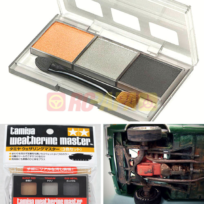 Tamiya 89962 Weathering Master I Set for Car Chassis - RC Papa