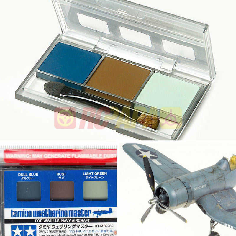 Tamiya 89969 Weathering Master Set for WWII US Navy Marine Aircraft - RC Papa