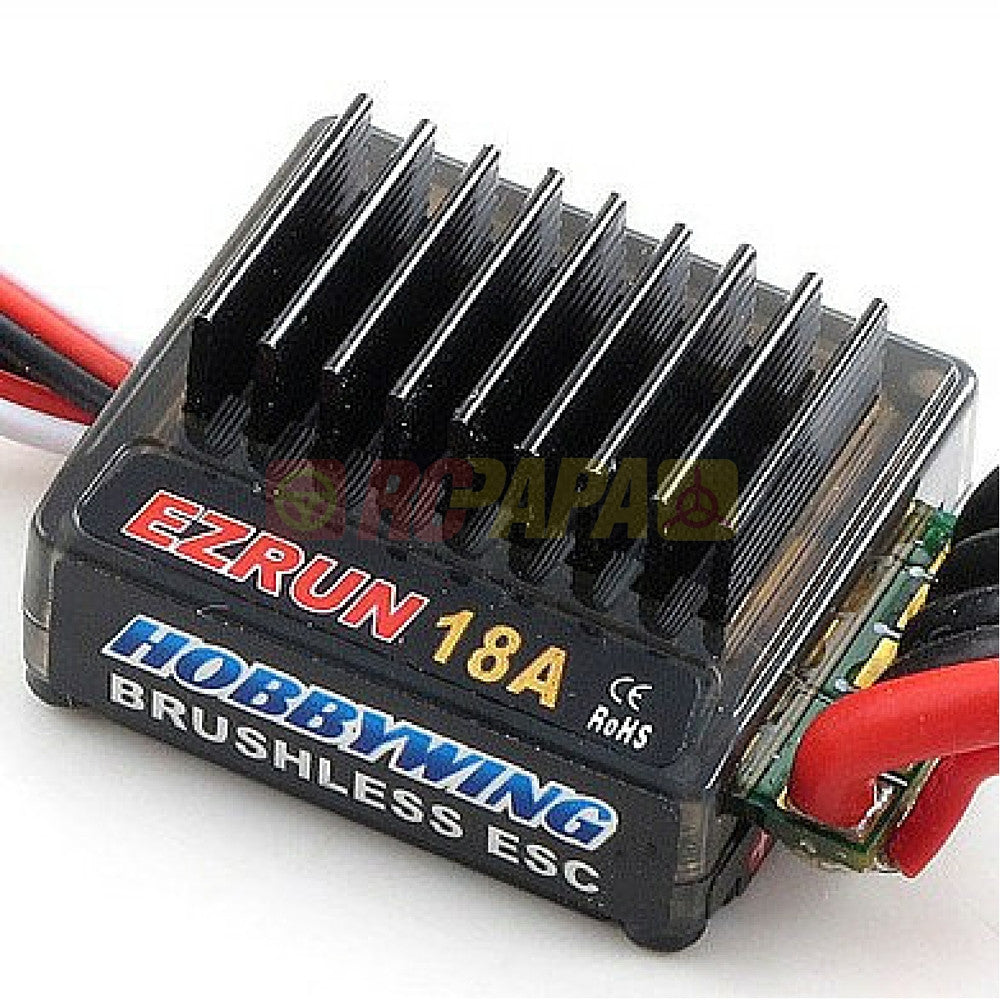 Hobbywing EZRUN 18A Sensorless Brushless ESC for 1/18 1/16 RC - RC Papa