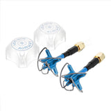 Aomway 5.8GHz 4-Leaf Clover Antenna Set for TX/RX (RHCP Short Version) - RC Papa