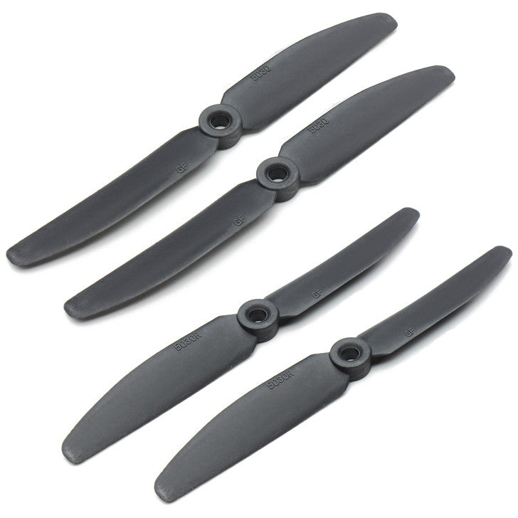 Gemfan 5030 CRP Carbon Nylon Propellers Black - RC Papa