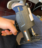 Komax Portable Electric Drill Modified to Saw Jigsaw Adapter Tools with 3 Blades