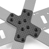 Lumenier Carbon Fiber RaceBlade QAV-R FPV Racing Quadcopter Frame Kit (5") with X Bottom Brace - RC Papa