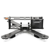 Lumenier Carbon Fiber RaceBlade QAV-R FPV Racing Quadcopter Frame Kit (5") with X Bottom Brace - RC Papa