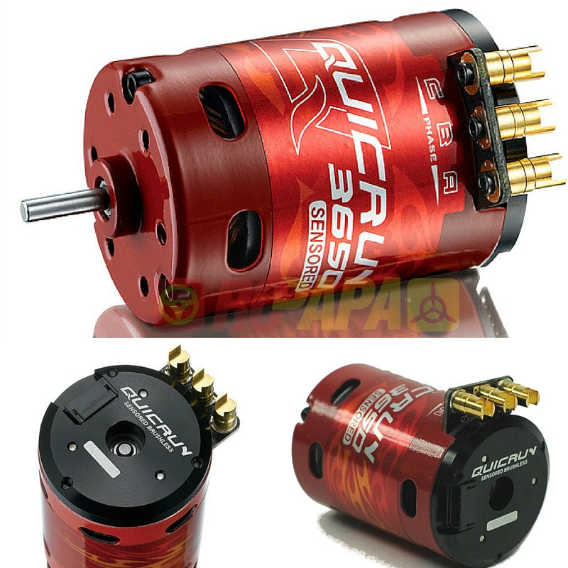 Hobbywing Quicrun 3650 Sensored Brushless Motor for 1/10 RC - RC Papa