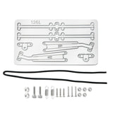 Windscreen Windshield Rain Wiper Set for 1/10 Crawler Truck Body Metal RC Accessories